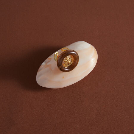 Vacation Starfish Acrylic Gold Color Statement Rings