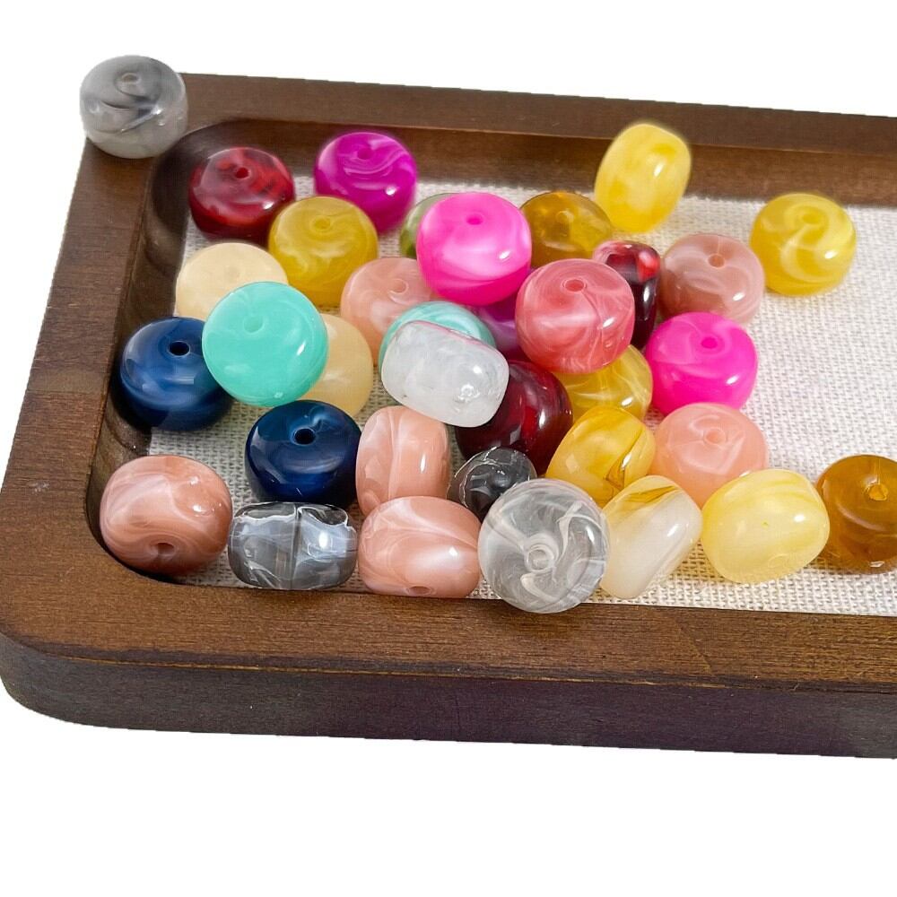 1 Piece Gradient Color Acrylic Jewelry Beads h5 Picture5