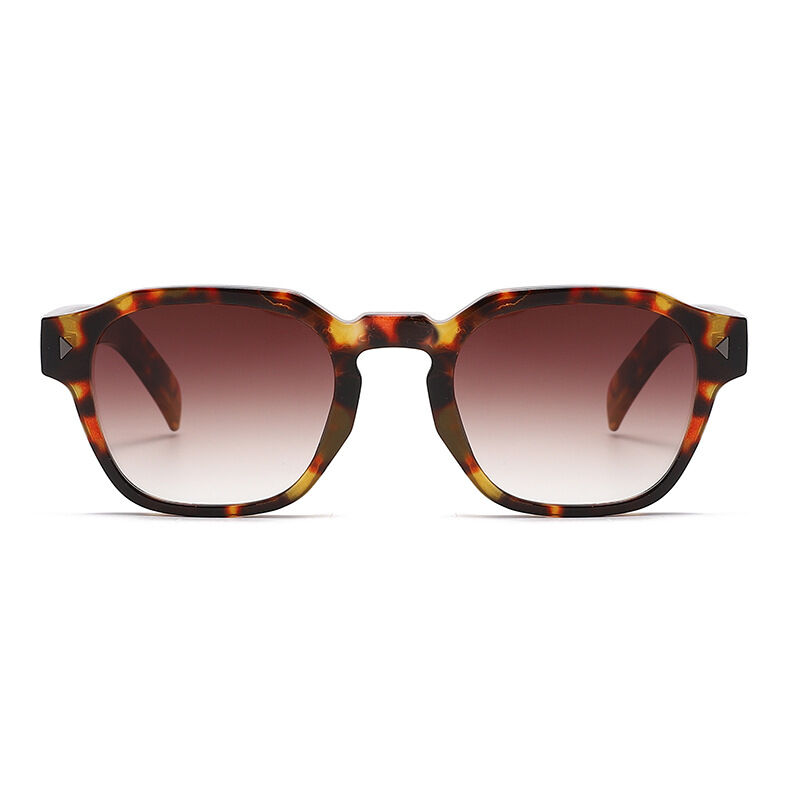 Simple Series Sonnenbrille in Unifarben mit Leopardenmuster und Farbverlauf h5 Bild4