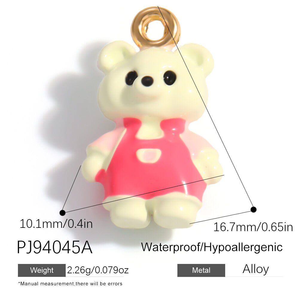 Simple Series DIY Cute Animal Fruit Food Alloy   Gold Color  Women's Pendants 
