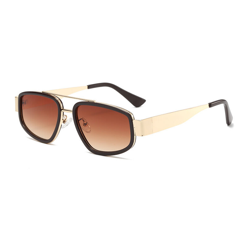 Simple Series Elegant Solid Color Gradient Color Sunglasses