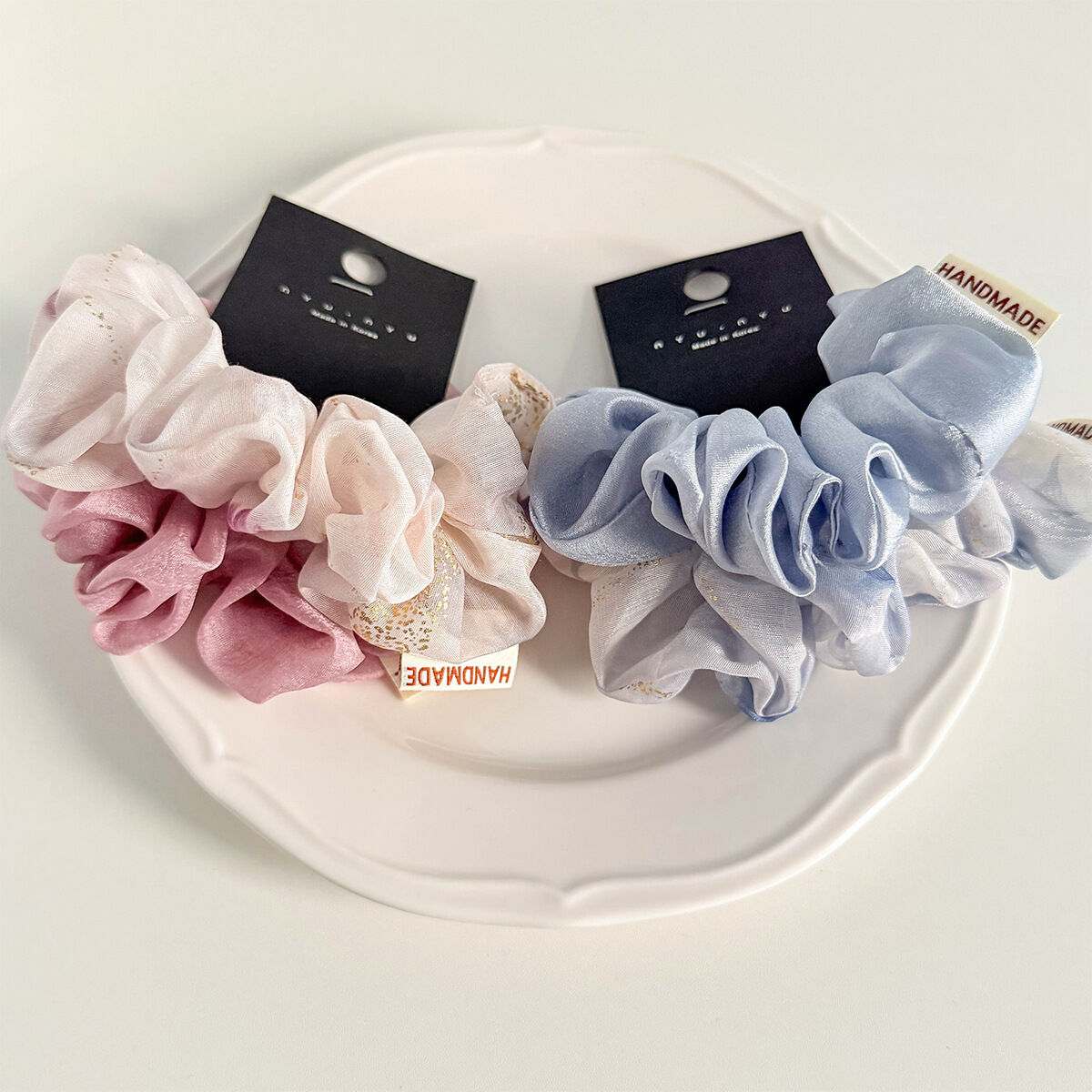 Simple Series Daily Solid Color Fabric Scrunchies 2