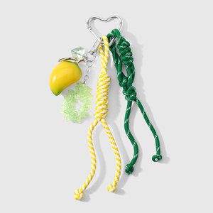 Simple Series Daily Heart Fruit Leaf Alloy Bag Charms h5