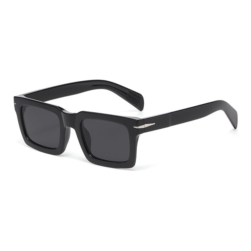 Simple Series Daily Solid Color Leopard Print Unisex Sunglasses