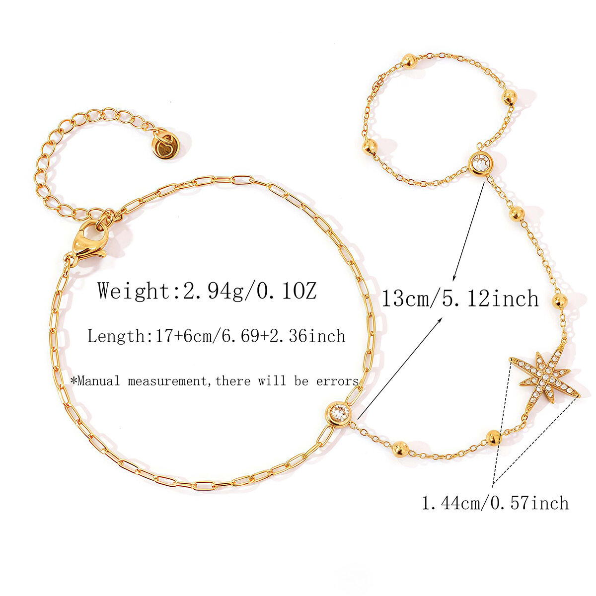 Gold Color/One Size/1pc Finger Chain Picture2