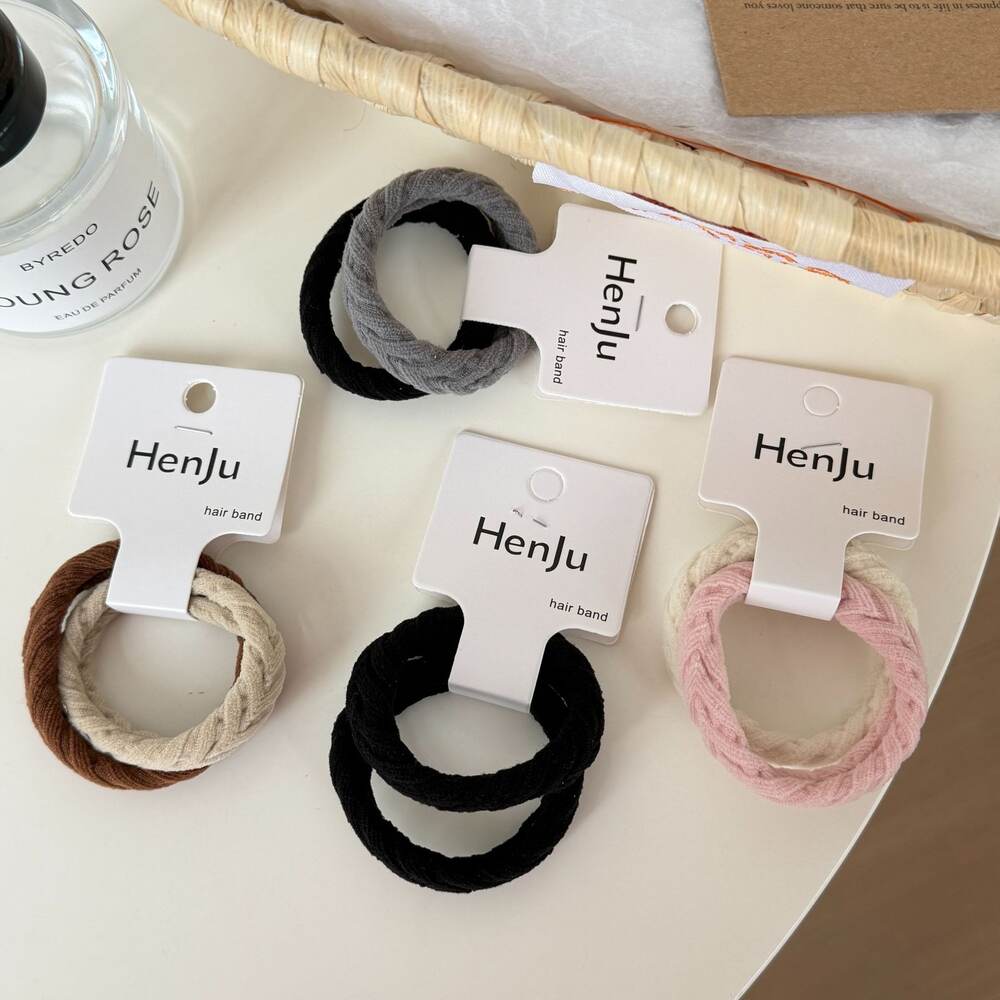 Simple Series Daily Mixed Color Rope Hair Ties h5Picture3