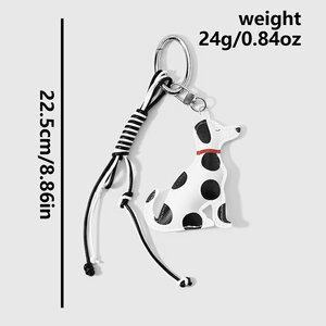 Simple Series Cute Puppy Twist Cartoon Star Leather Bag Charms h5 Picture2