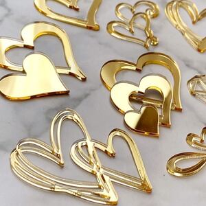 Romantic Series Cute Heart Wedding Party Festival Decorative Acrylic Party Packaging h5 Picture4