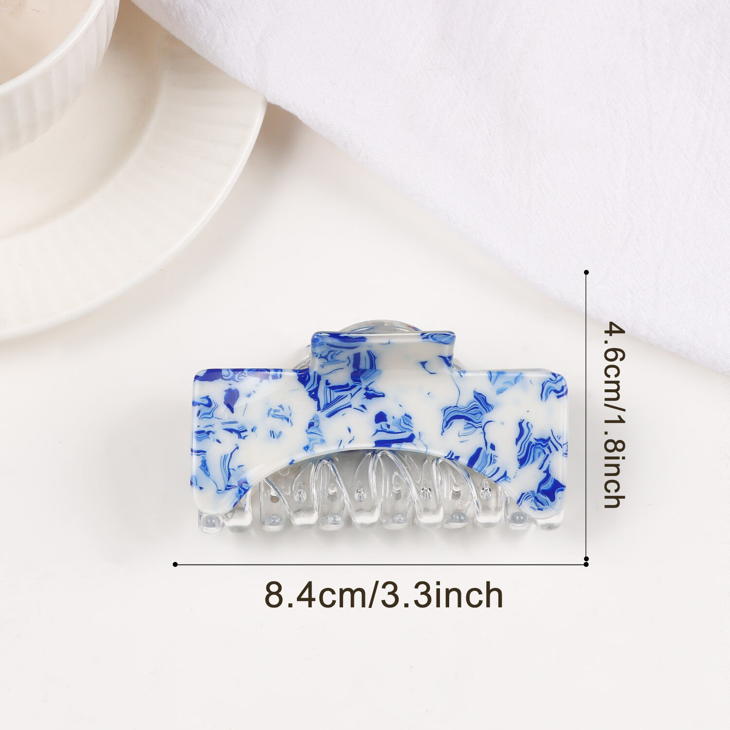 Simple Series Daily Gradient Color Pvc Hair Claws h5