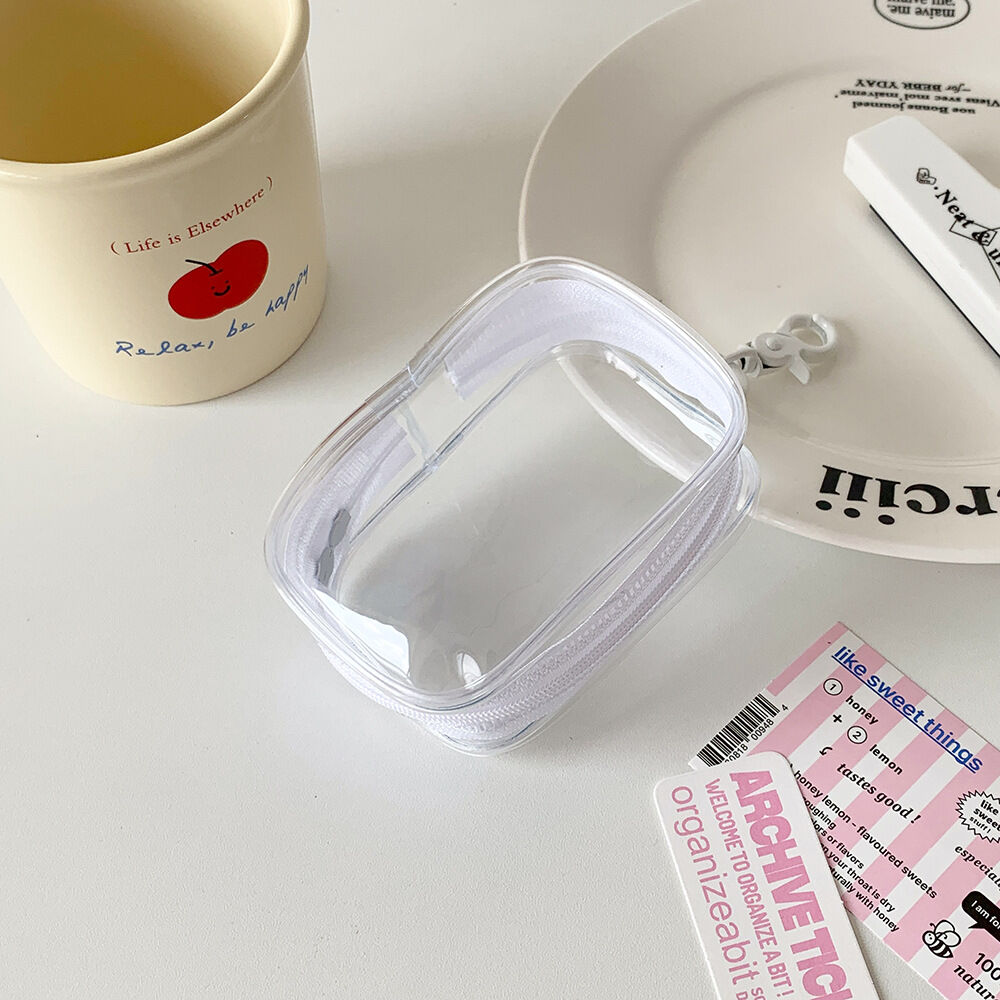 Simple Series Daily Solid Color Pvc Makeup Bags