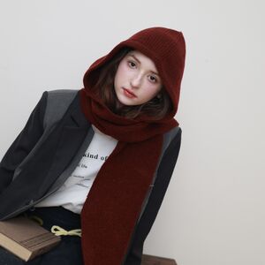 Simple Series Daily Solid Color Wool Earflap Hat h5 Picture3