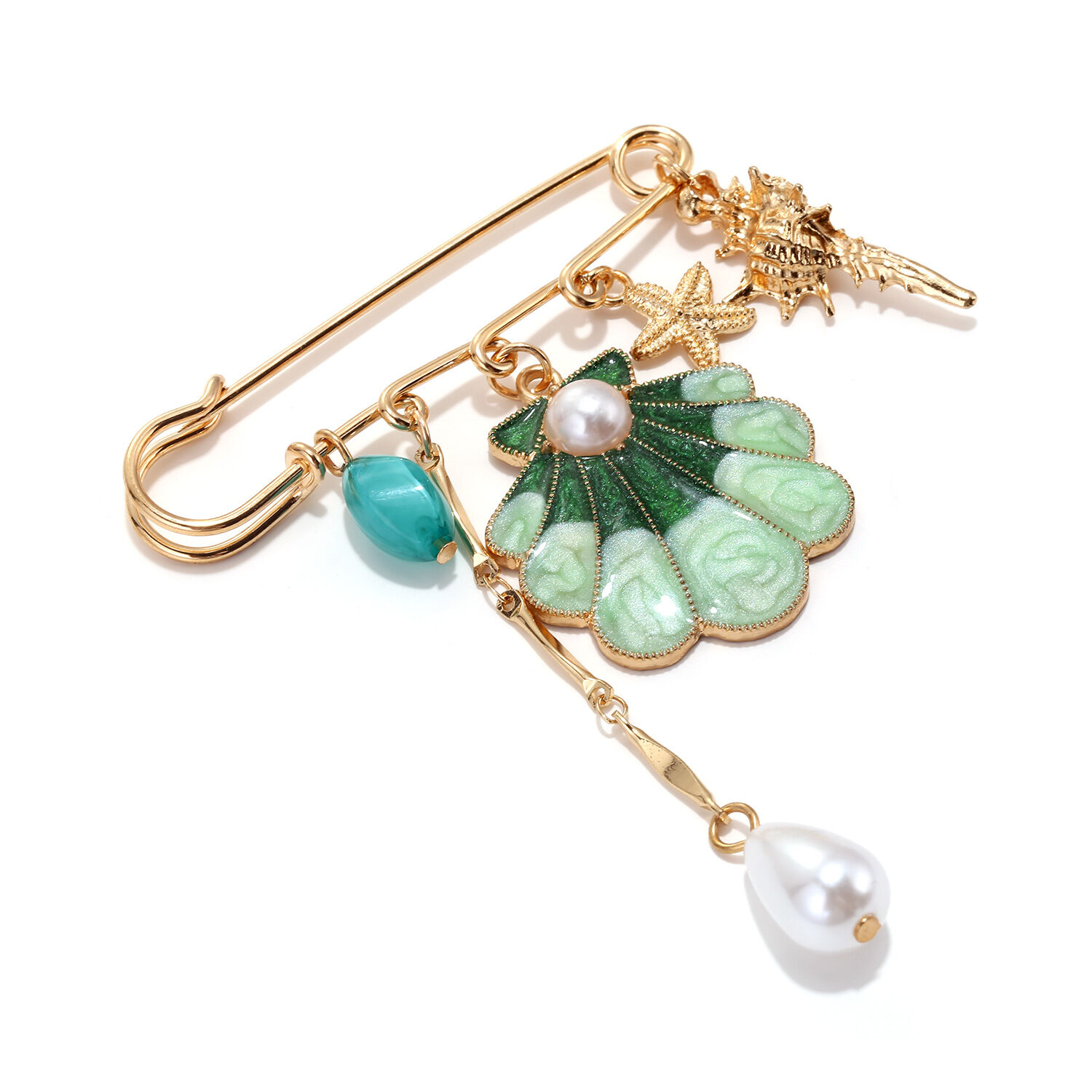 Simple Series Vacation Oceanic Style Iron Brooches h5 Picture4