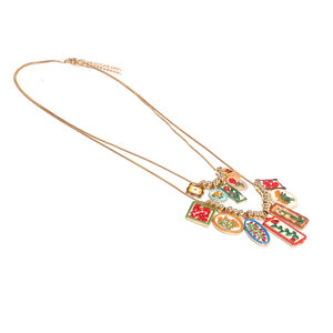 Romantic Series Retro Flower Alloy Women's Necklaces Sets h5 Picture4