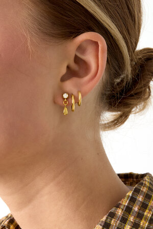 Stud earrings with dangling drop h5 Picture2