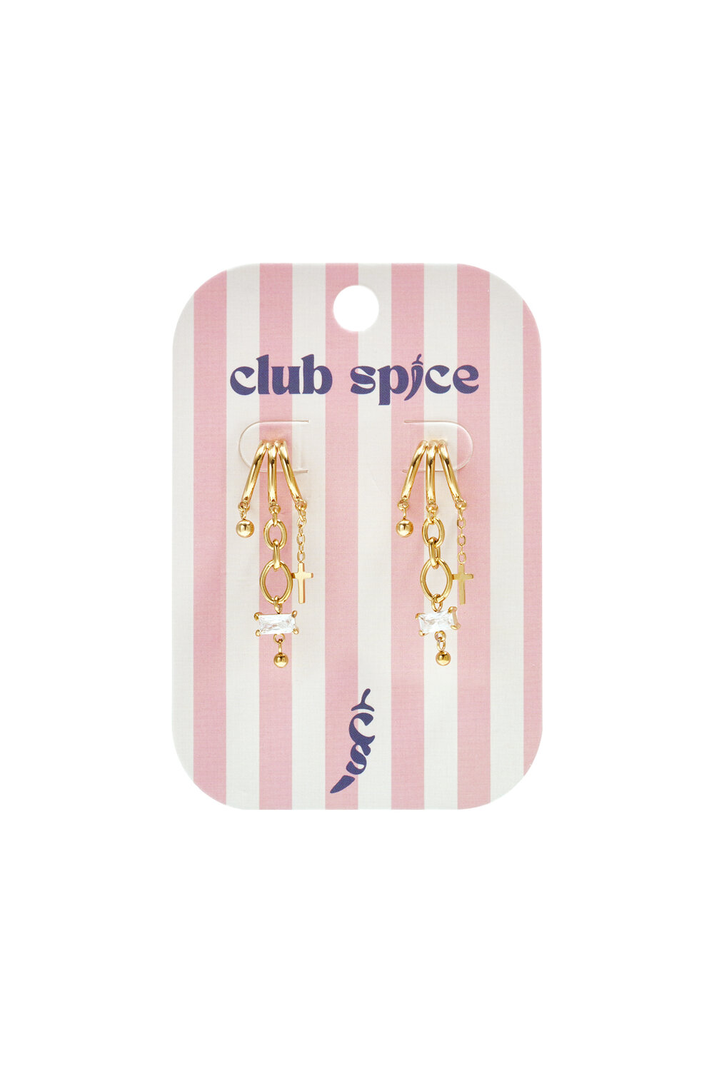 Stainless Steel Drop Earrings Cross Elegant Daily Luxurious Series Women's jewelry h5Picture3