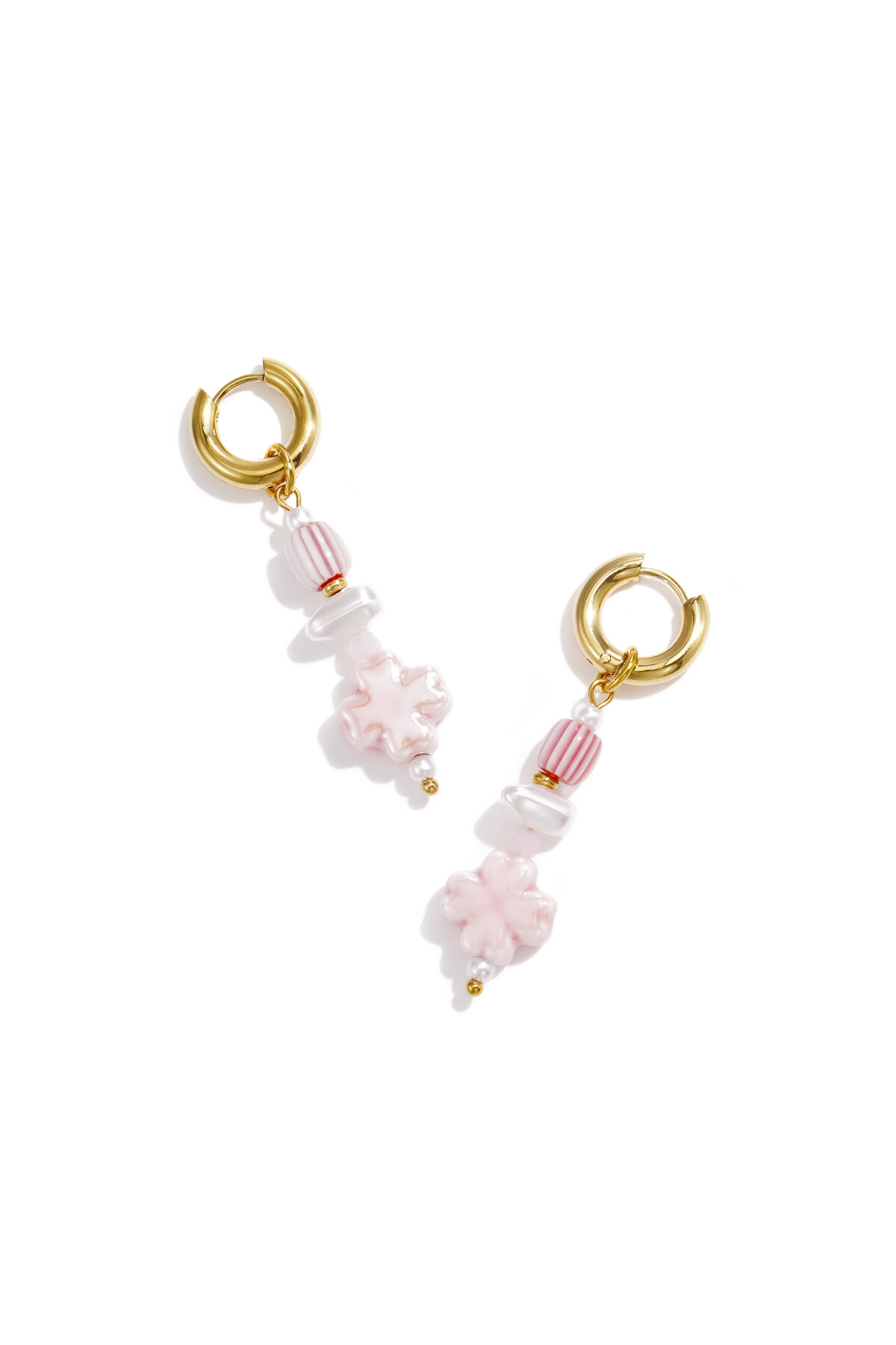 Boucles d'oreilles en perles d'acier inoxydable, motif trèfle, collection décontractée et romantique pour femmes 2