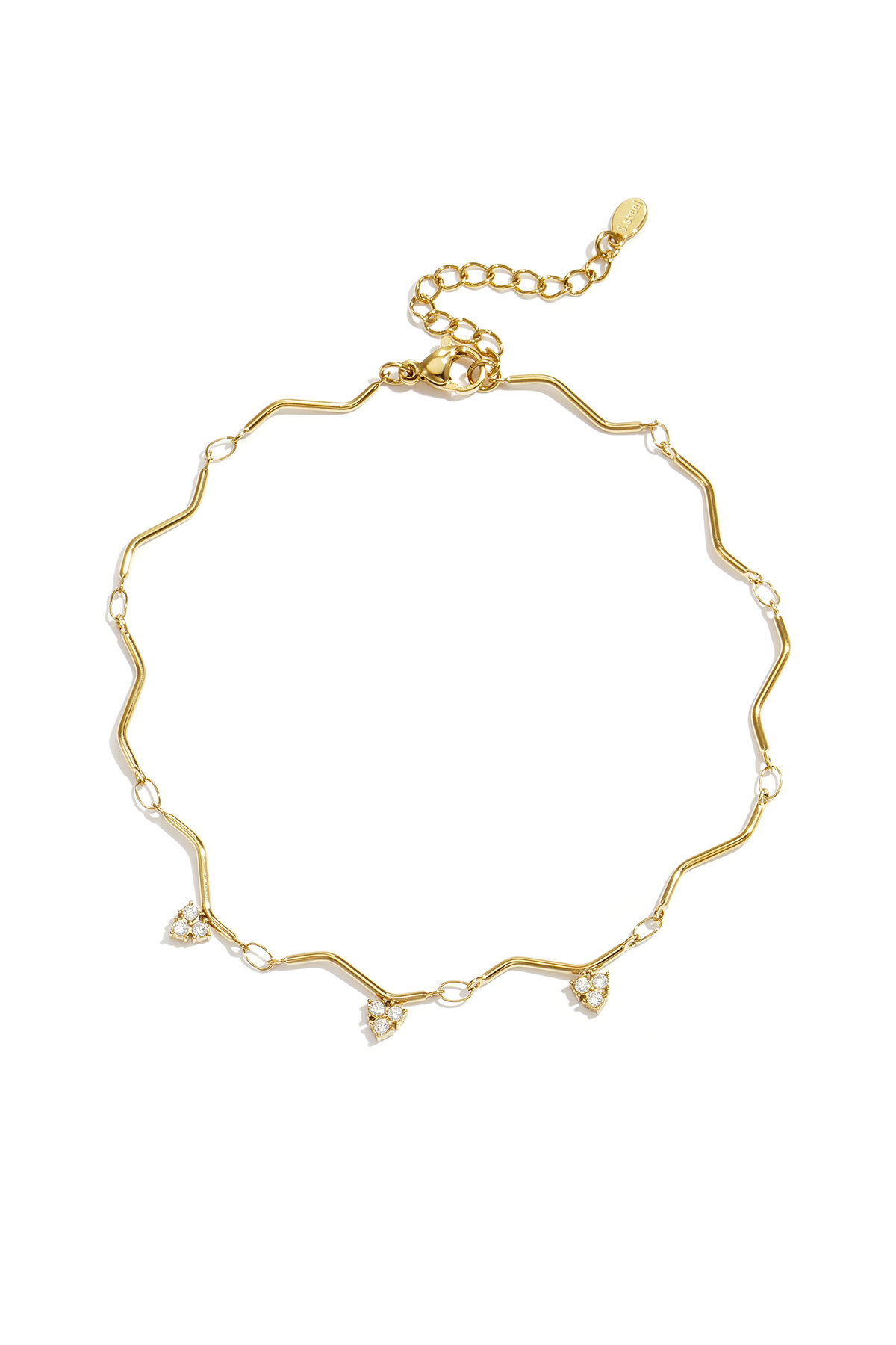 Tobilleras de acero inoxidable con cadena, estilo casual y sencillo para uso diario, joyería para mujer.