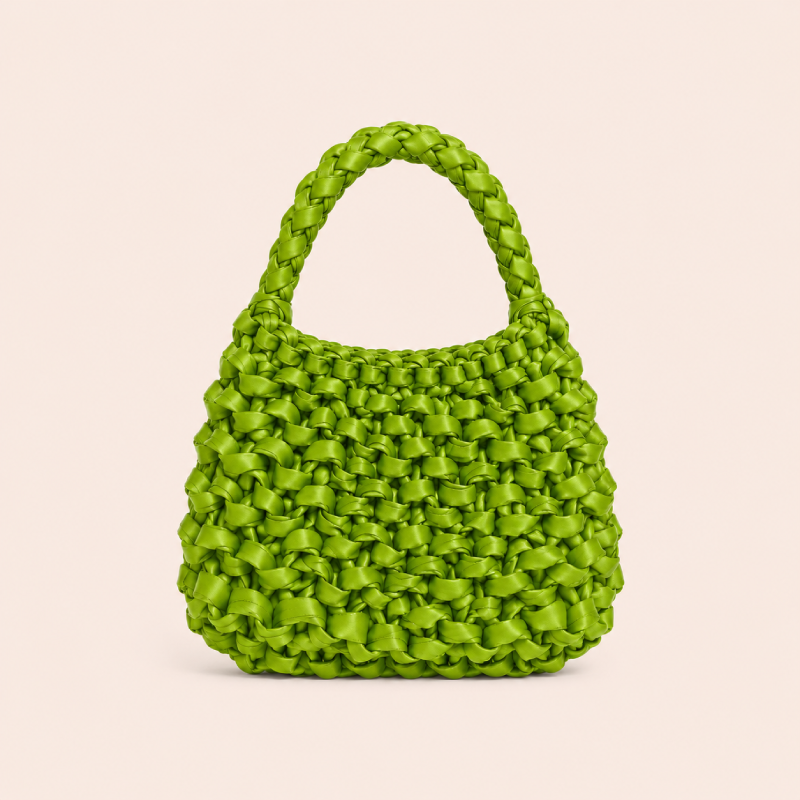Casual Style Woven Solid Color Woven Fabric Women's Square Bag 2