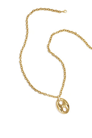 Stainless Steel Long Necklaces Irregular Shape Simple Daily Simple Series Women's jewelry h5