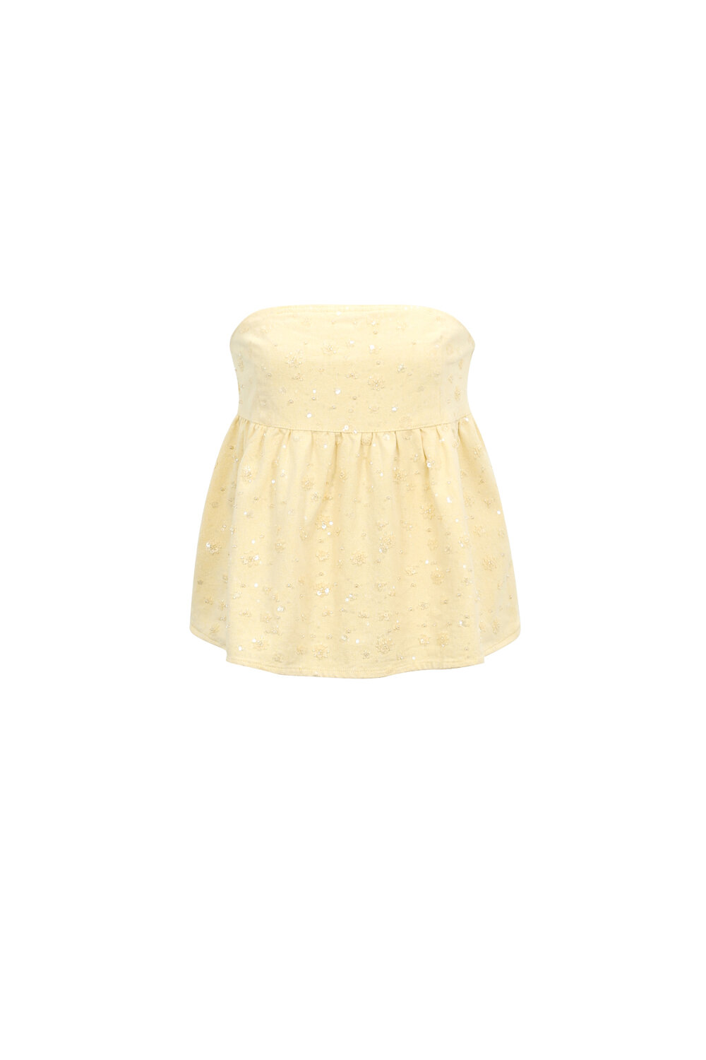 Sparkle Peplum Top And Shorts Set
