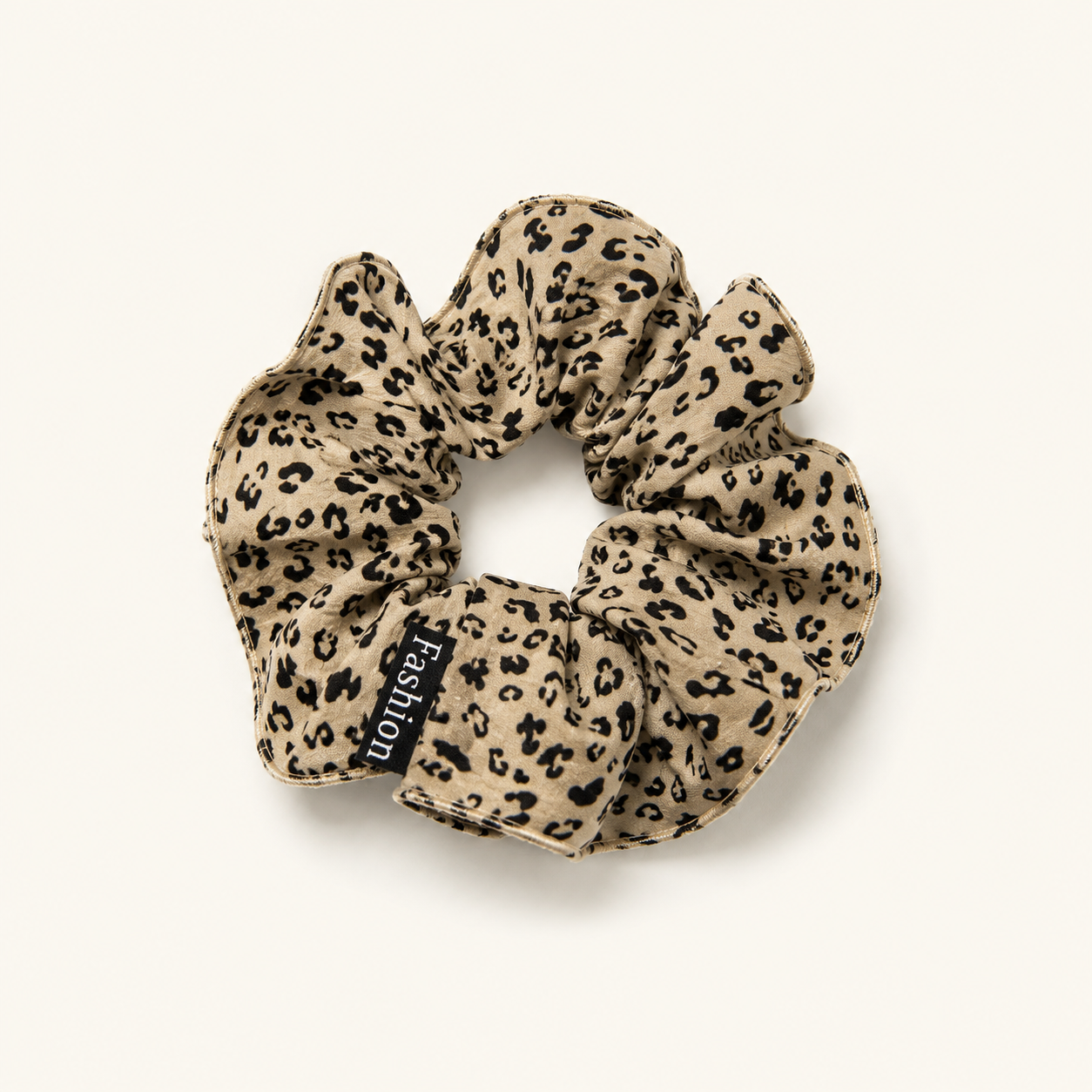 Simple Series Retro Leopard Print Fabric Scrunchies