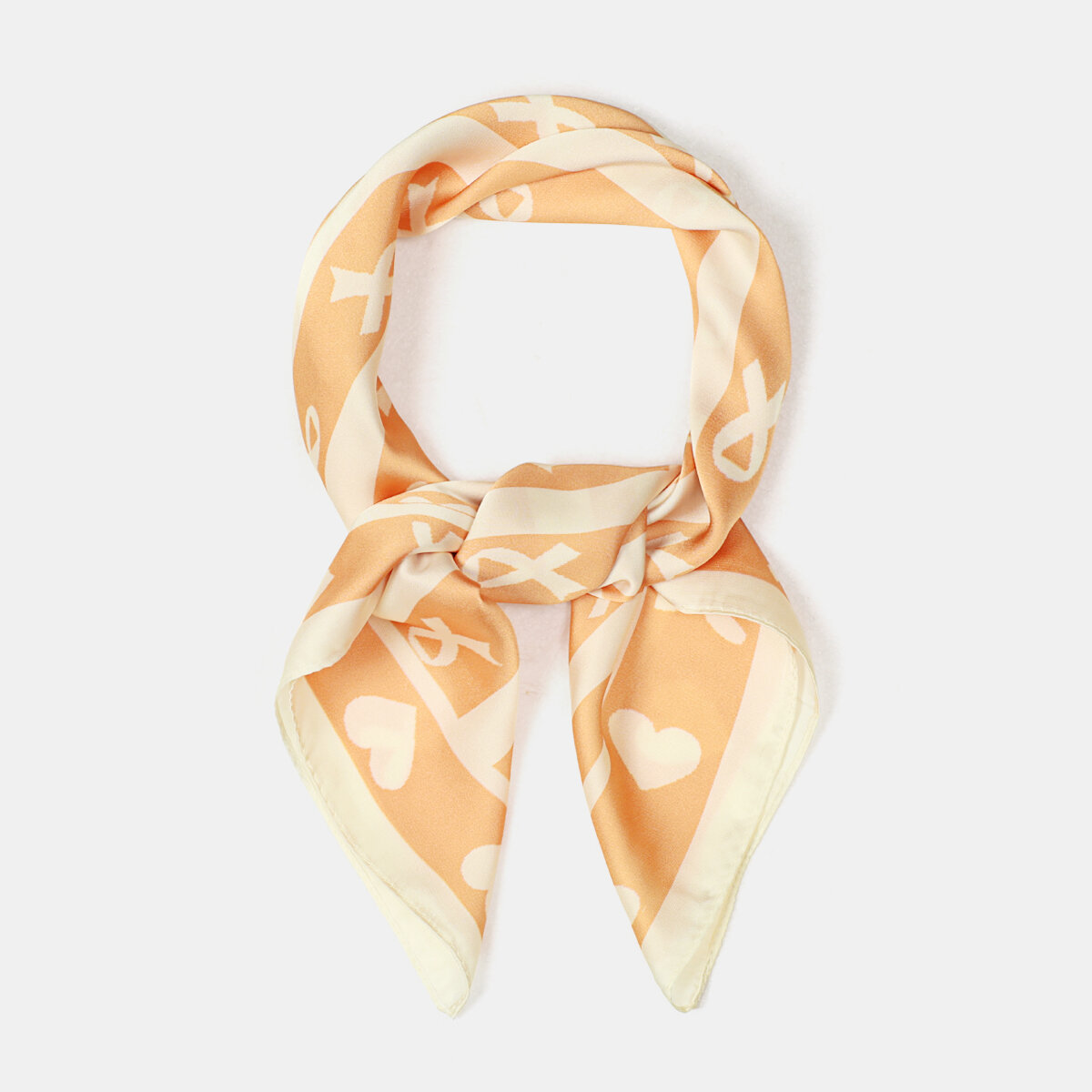 Sciarpe estive in poliestere a righe Daily Heart della serie Simple, colori misti. h5 Immagine3
