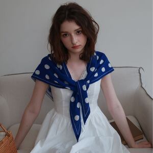 Simple Serisi Günlük Düz Renk Puantiyeli Yün-Polyester Karışımı Kışlık Şallar h5 Resim2