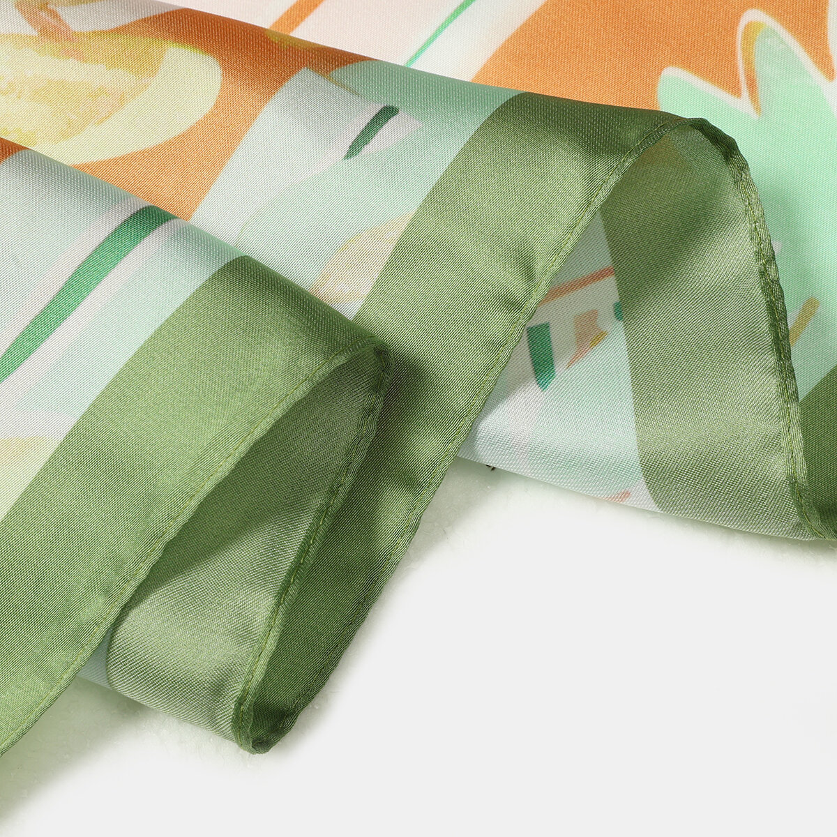 Sciarpe estive in poliestere della serie Simple Sweet Flower, colori misti Immagine5