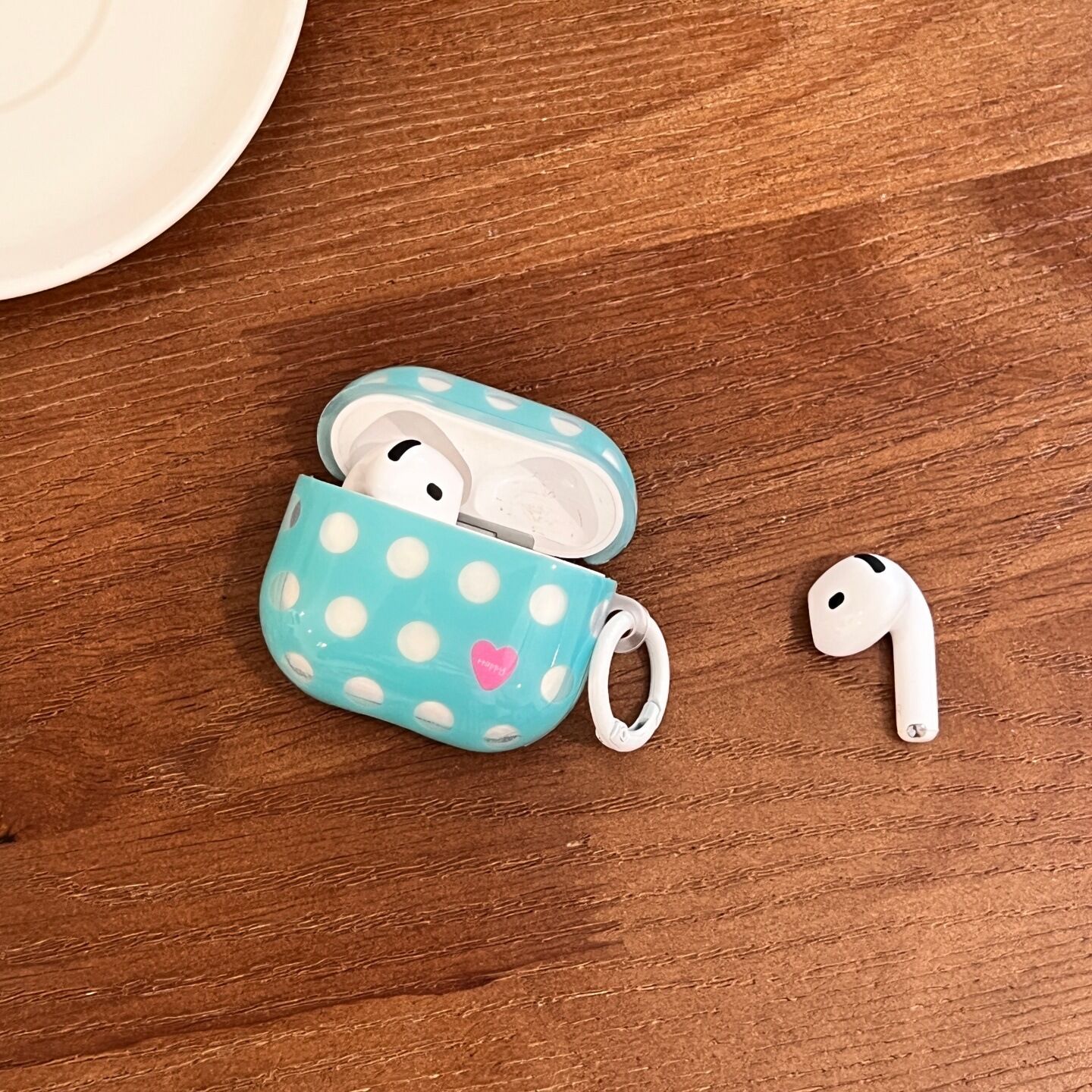Heart Polka Dots Earphone Case 2