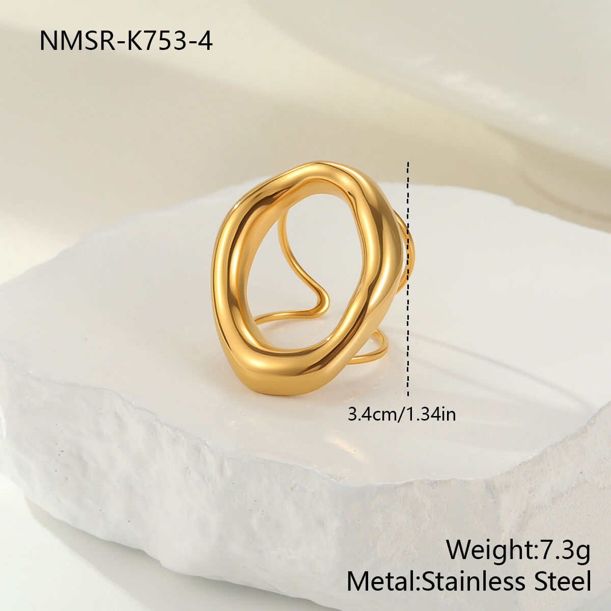 Anillo de oro NMSR-K753-4 Imagen4