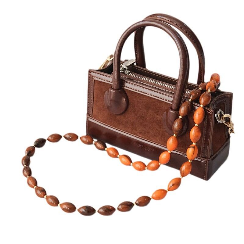 Eenvoudige Serie Casual Kralen, Gemengde Kleuren, Acryl Telefoonketting Afbeelding5