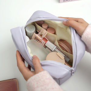 Simple Series Dagelijkse Effen Kleur Polyester Make-up Tassen h5 Afbeelding3