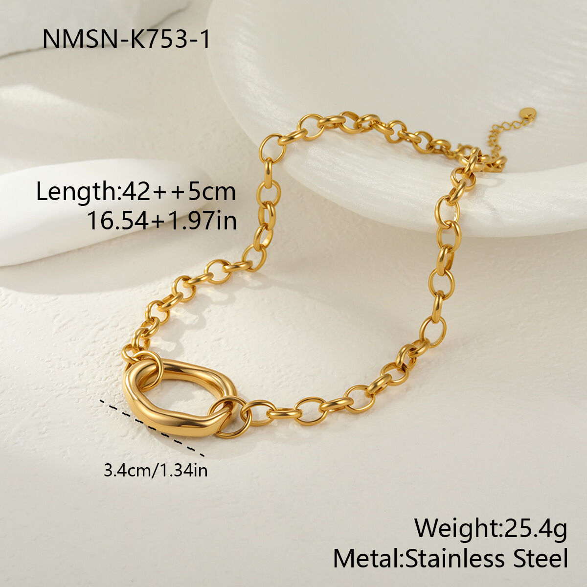 Collar de oro NMSN-K753-1 