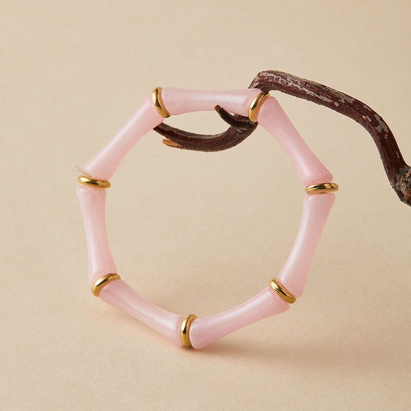 Classic Series Retro Gradient Color Acrylic Women's Bangles Picture2