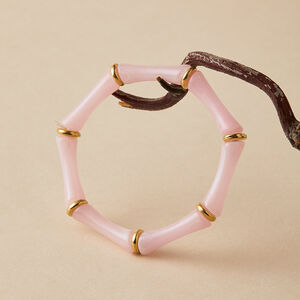 Classic Series Retro Gradient Color Acrylic Women's Bangles h5 Picture2