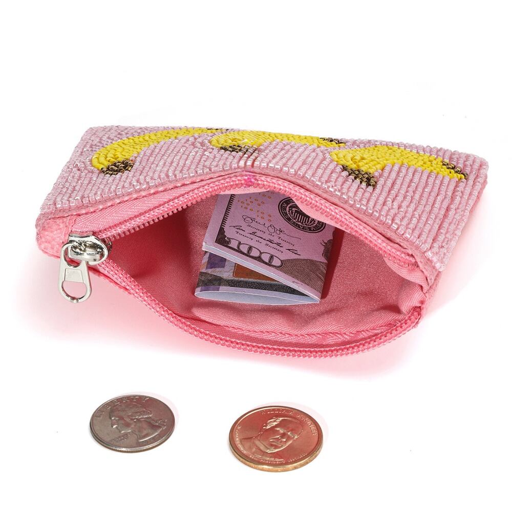 Simple Series Casual Fruit Oceanic Style Beads Mixed Color Plant Circle Woven Polyester Wallets h5Picture4