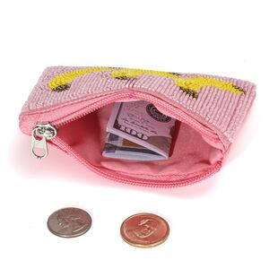 Simple Series Casual Fruit Oceanic Style Beads Mixed Color Plant Circle Woven Polyester Wallets h5 Picture4