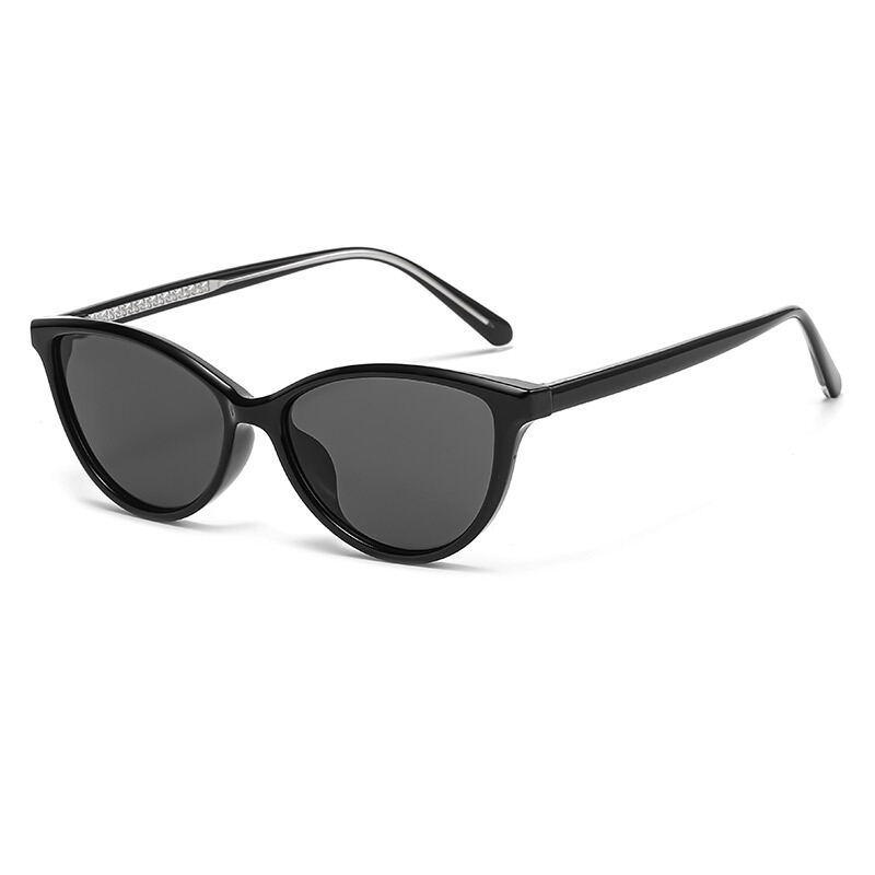 Simple Series Retro Düz Renk Leopar Desenli Gradyan Renk Güneş Gözlüğü 