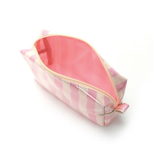 Trousses de maquillage Simple Series Daily Stripe en PVC multicolores h5 Image3