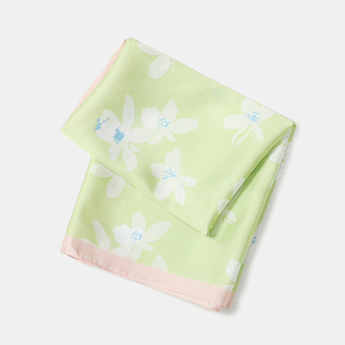 Simple Serisi Tatlı Çiçek Karışık Renkli Polyester Yazlık Şallar Resim4