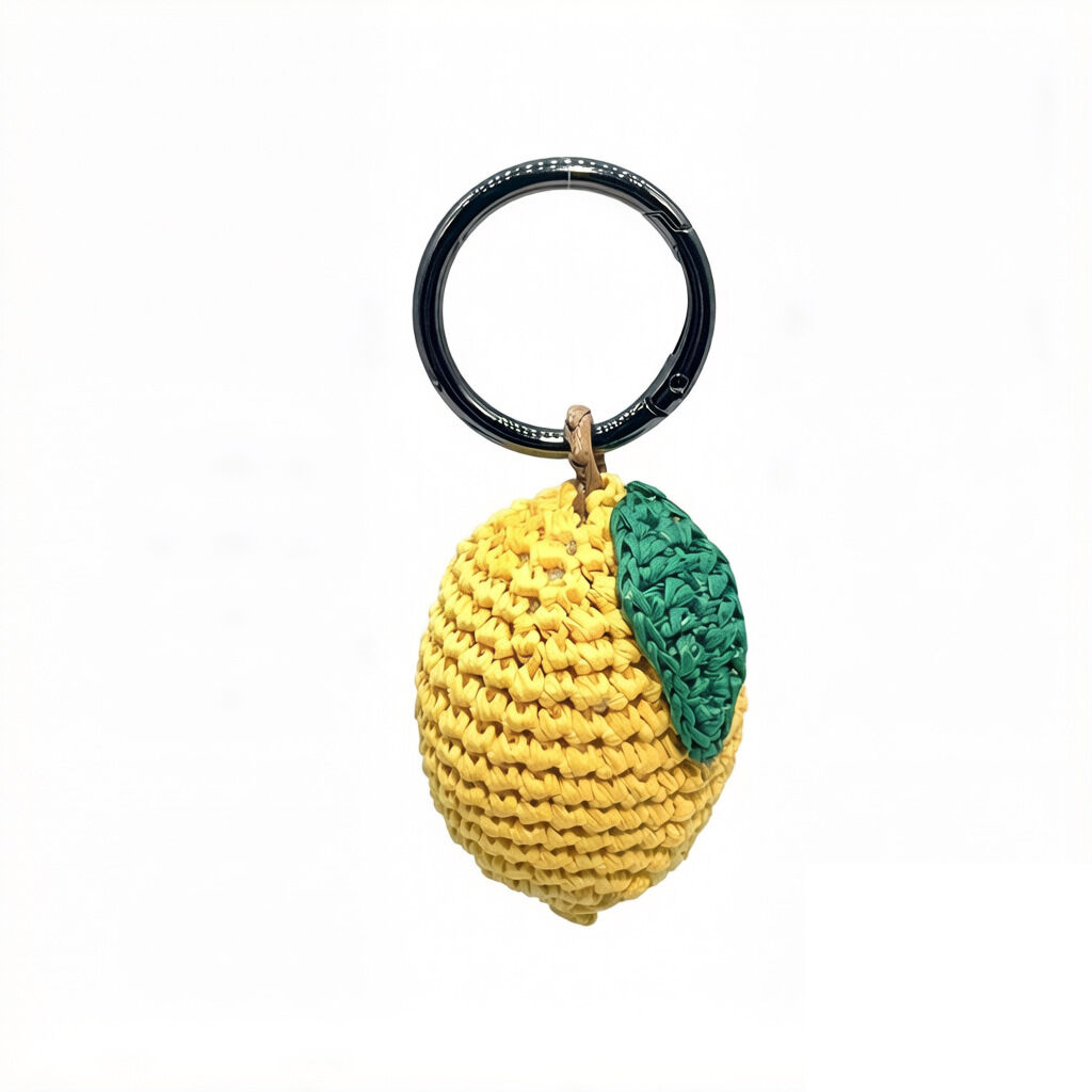 Einfache Serie – Tägliche Frucht-Taschenanhänger aus gewebtem Raffia