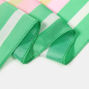 Sciarpe estive in poliestere della serie Simple, a righe, colori misti e forme geometriche. h5 Immagine5