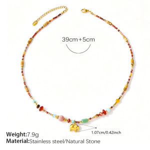 Simple  Cute Miniature Elephant Stainless Steel Waterproof   Gold Color  Women's Pendant Necklaces h5 Picture2