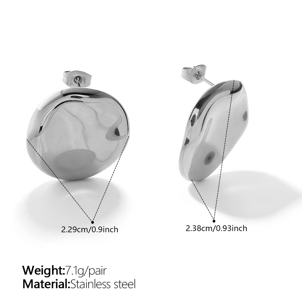 Silver Stud Earrings Picture2