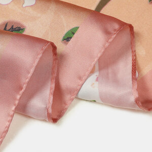 Sciarpe estive in poliestere della serie Simple Sweet Flower con foglie di colori misti h5 Immagine5