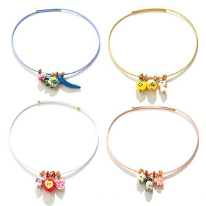 Simple Series Daily Irregular Shape Heart Fish Stainless Steel Waterproof Gold Color Women's Pendant Necklaces h5 Picture5