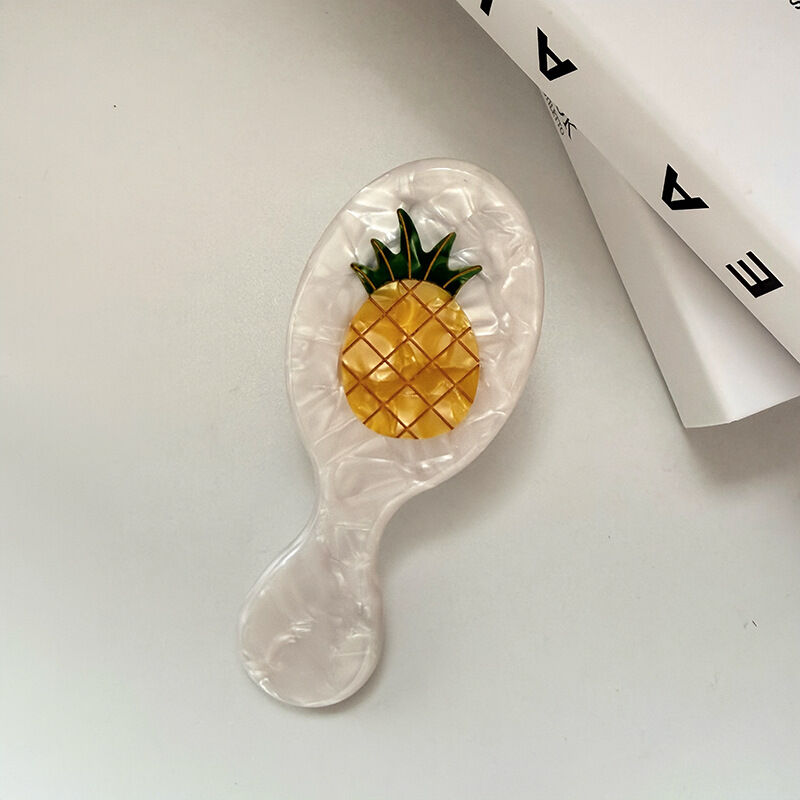 Tragbare Fruchtkämme mit ovalem Griff für Erdbeeren, Zitronen und Essig 