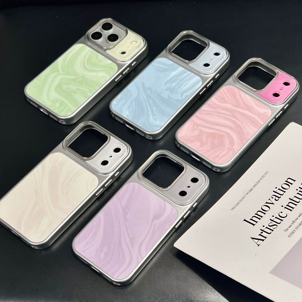 Solid Color Marble Pattern Phone Cases h5Picture4