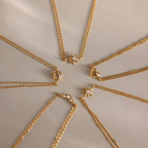 Simple Casual Irregular Shape Heart Stainless Steel Waterproof Gold Color Women's Chain Bracelets h5 Picture3