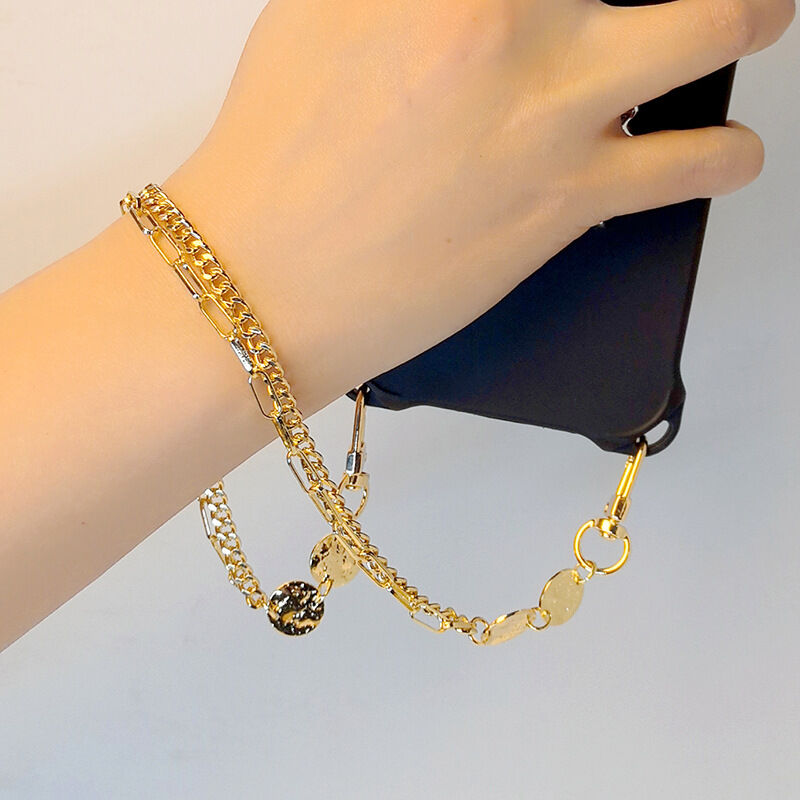 Simple Series Daily Chain Circle Metal Phone Chain h5Picture4